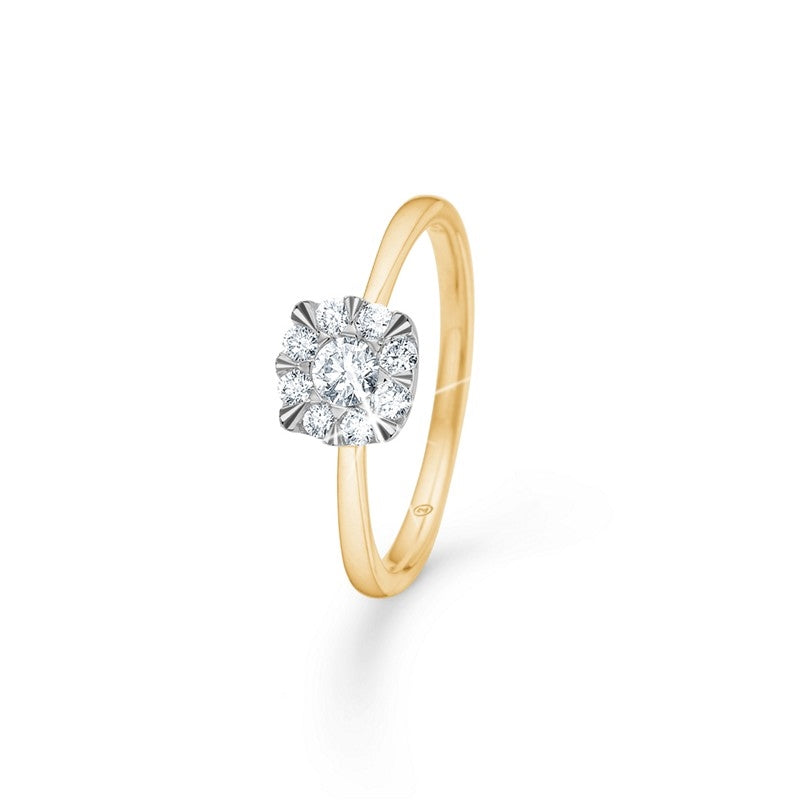 Diamond Dream diamantring i 14 karat guld med 0,325 ct diamanter fra Mads Z